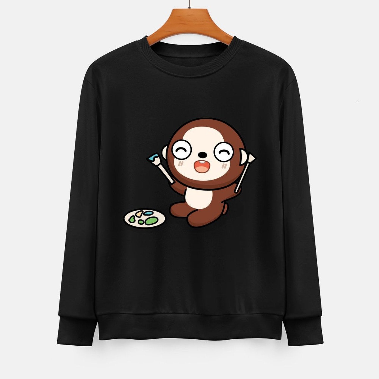 Front Patterned Long Sleeve TopCoreLine Minimal